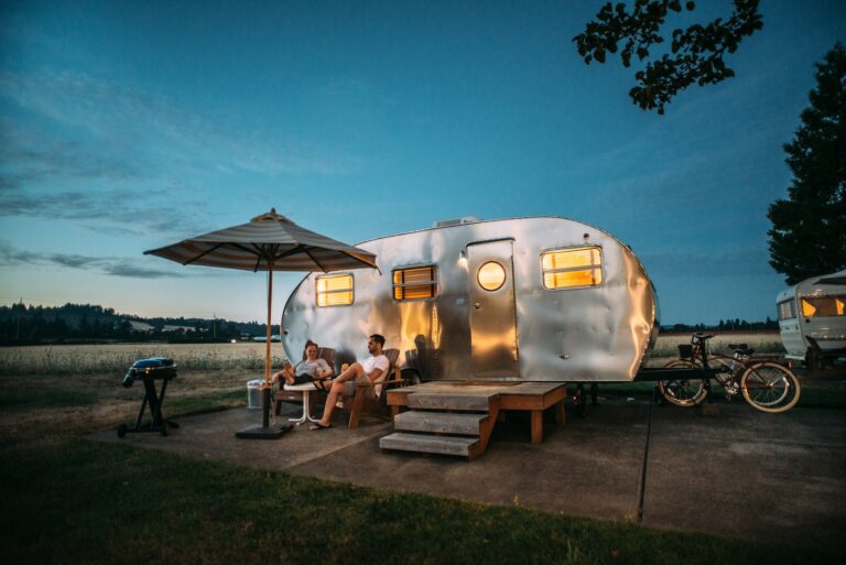 Campfire and Tent