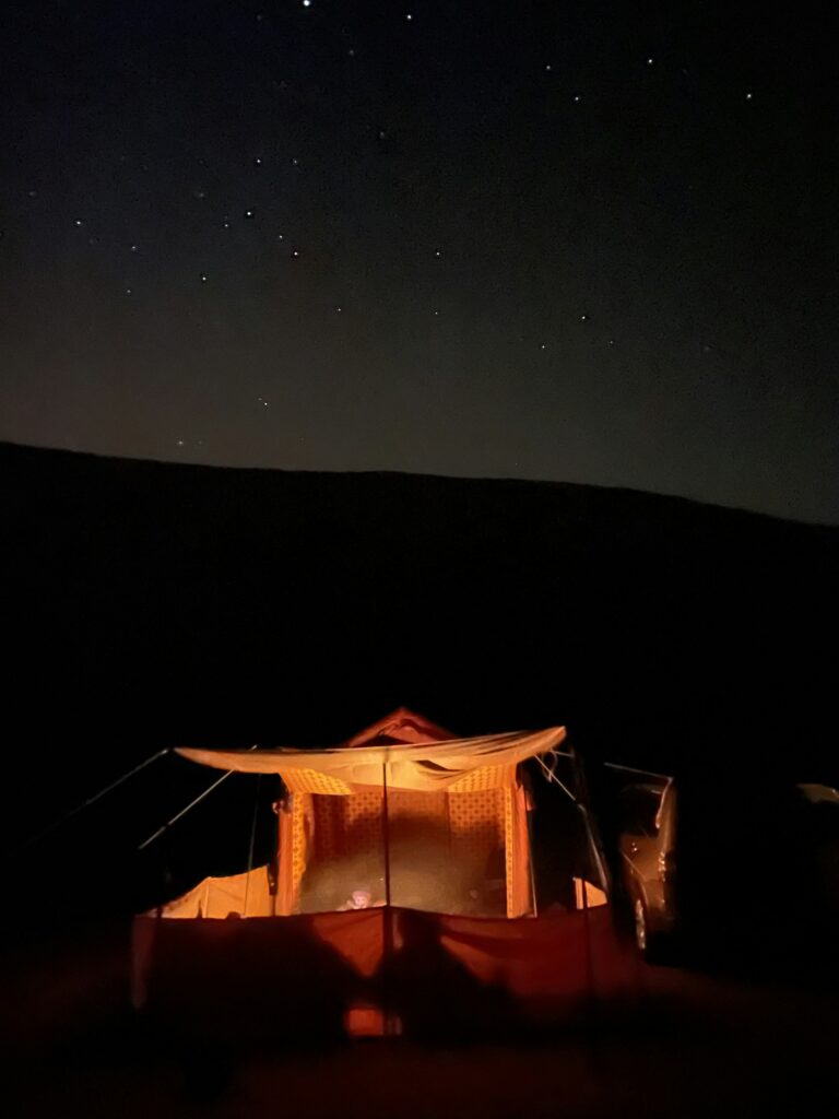 Moonlit Canyon Camp