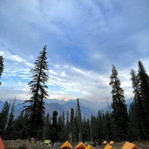 Basecamp Below the Peaks