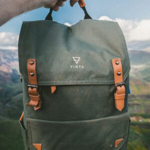 Green Canvas Rucksack