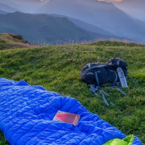 Sleeping Bag at Sunset